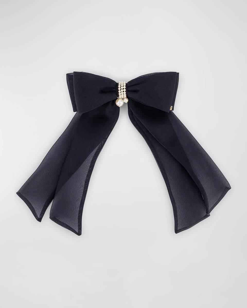 Pearly Bow Barrette